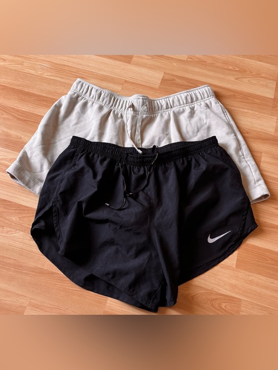 Nike Pants - Nike Black Running Shorts and Cream Jogger Shorts